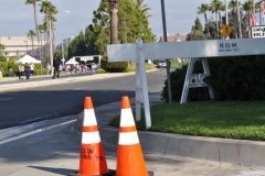 Coning off race area