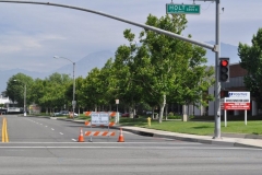 Road blocked for race
