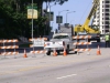 Road Closure for Helicopter Lift