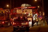 Truck behind The Rock