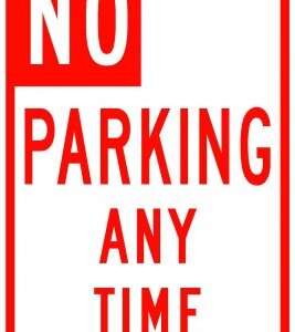 TEMPORARY NO PARKING ANY TIME