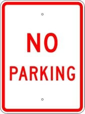 No Parking Sign