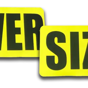 2-PIECE MAGNETIC OVERSIZE LOAD SIGN